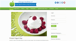 Desktop Screenshot of eatrightchicago.org